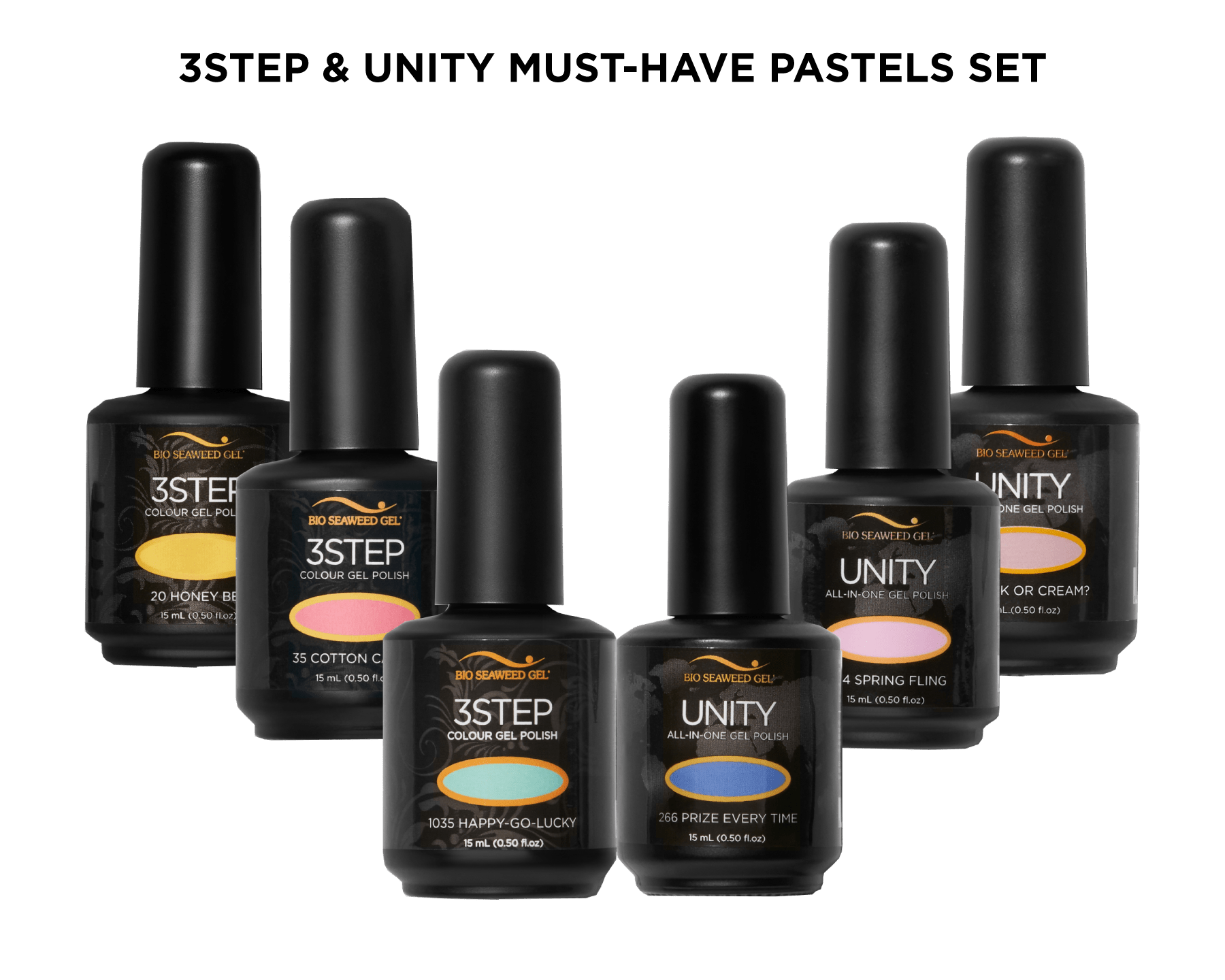 Must-Have Pastels Set - Bio Seaweed Gel USA