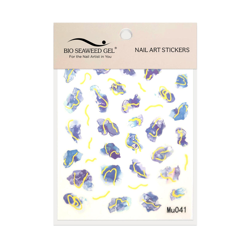 Abstract Nail Art Stickers - Bio Seaweed Gel USA