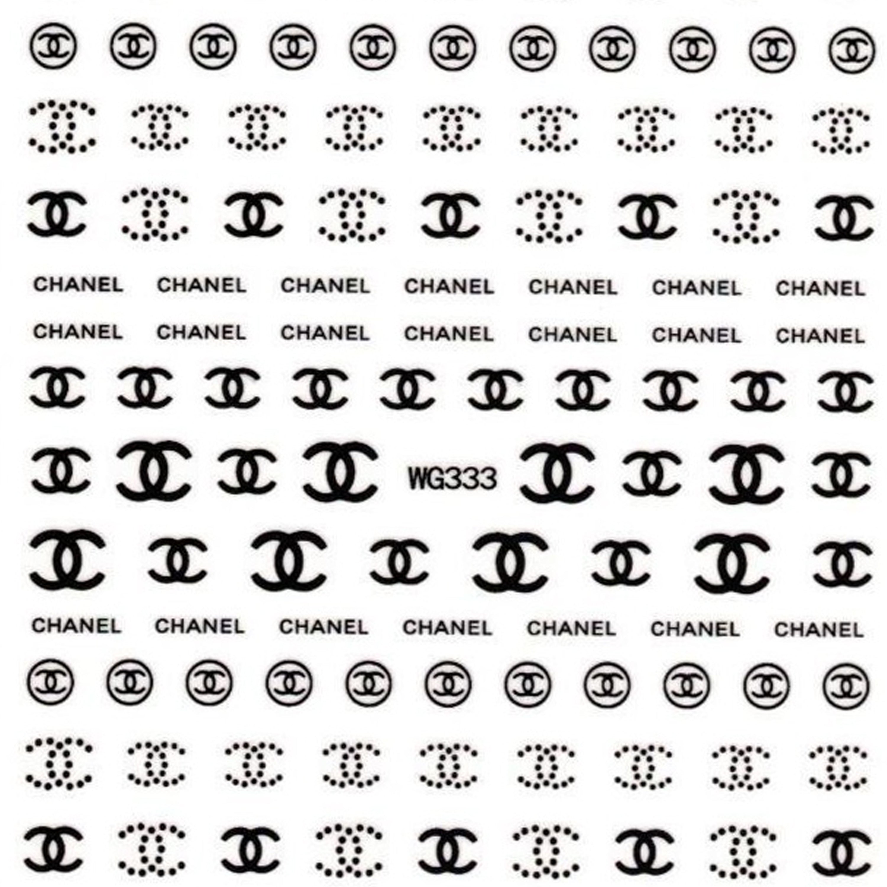 Coco Love Nail Art Stickers - Bio Seaweed Gel USA