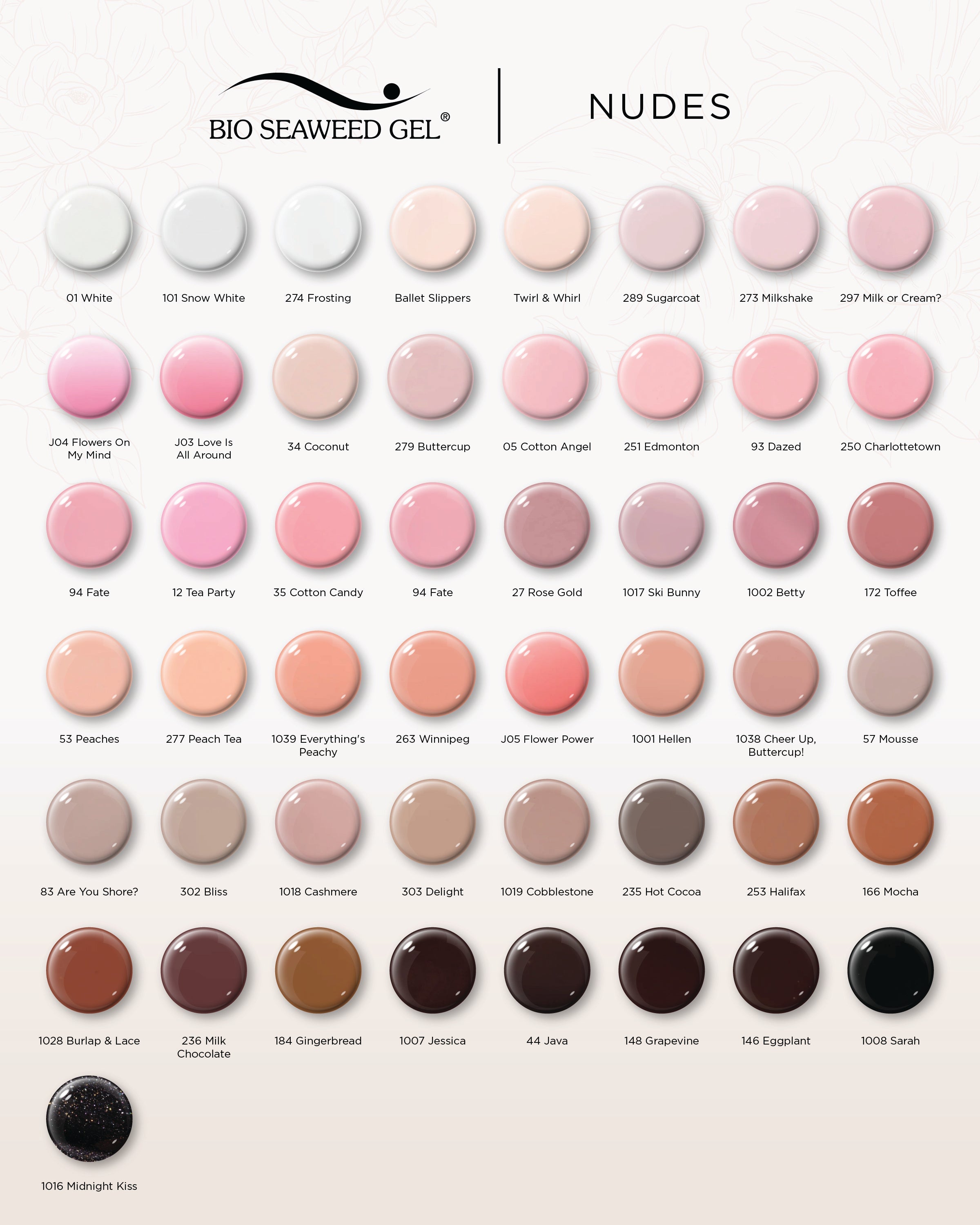 J04 Flowers On My Mind - Bio Seaweed Gel USA